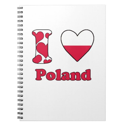 Ik hou van Polen Notitieboek (Voorkant)