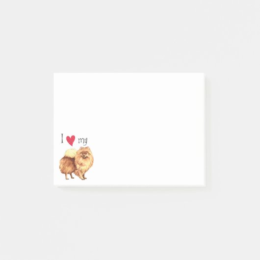 Ik hou van Pommeren Post-it® Notes (Voorkant)