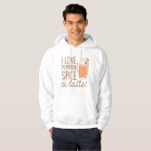 Ik hou van pompoenspice A Latte Hoodie (Voorkant volledig)