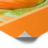 " Ik hou van pompoentaart Poster (Hoek)