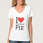 Ik hou van pompoentaart t-shirt (Voorkant)