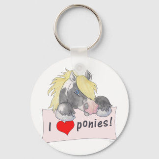 Ik hou van Ponies! Sleutelhanger