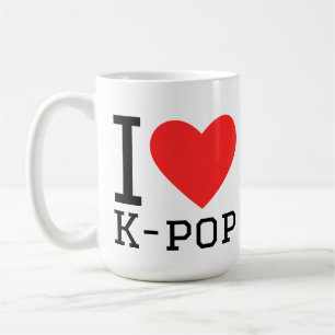 Ik hou van pop koffiemok