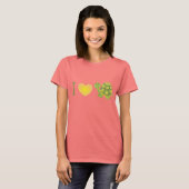 Ik hou van Pop Turtle T-shirt (Voorkant volledig)