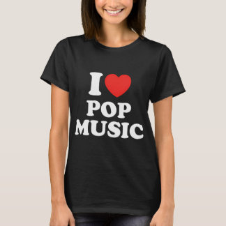 Ik hou van popmuziek t-shirt