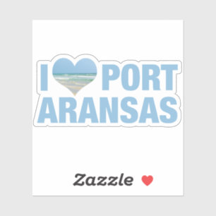 Ik hou van Port Aransas Sticker
