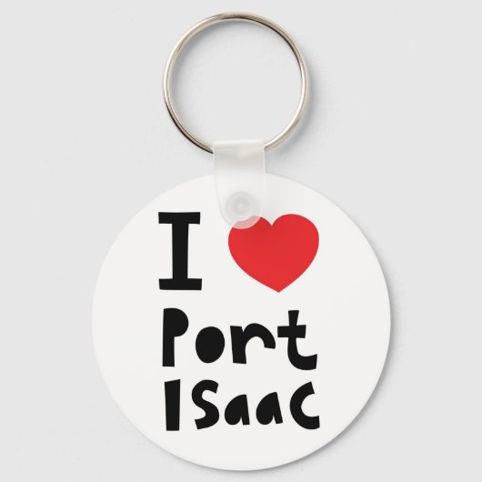 Ik hou van Port Isaac Sleutelhanger (Voorkant)