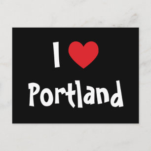 Ik hou van Portland Briefkaart