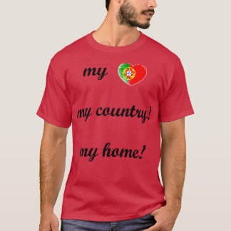 Ik hou van Portugal Mijn huis Mijn land 5 T-shirt