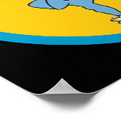 Ik hou van poster in de dansslaapkamer met Hip Hop (Hoek)