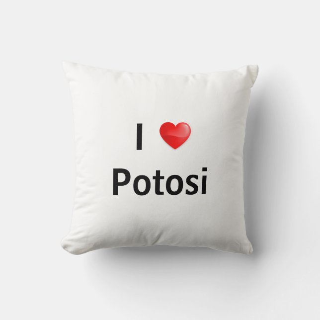 Ik hou van Potosi Kussen (Voorkant)