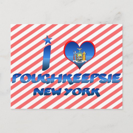 Ik hou van Poughkeepsie, New York Briefkaart (Voorkant)