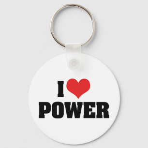 Ik Hou Van Power Sleutelhanger