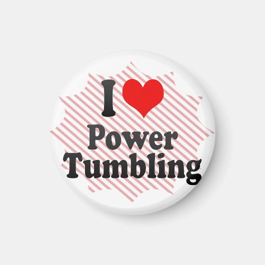 Ik hou van Power Tumbling Magneet (Voorkant)