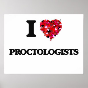 Ik hou van Proctologen Poster