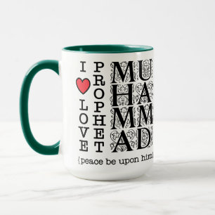 Ik hou van profeet Mohammed ﷺ Islamitisch geschenk Mok