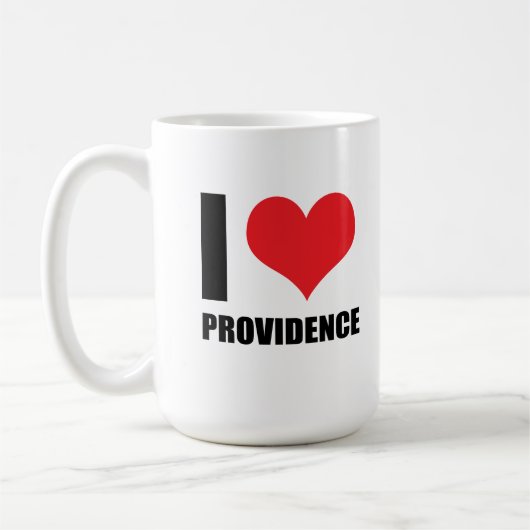 Ik hou van Providence Koffiemok (Links)