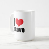 Ik hou van Provo Koffiemok (Voorkant links)