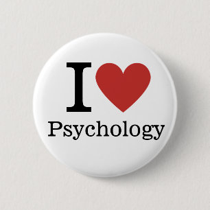 Ik hou ❤️ van psychologie PIN BUTTON