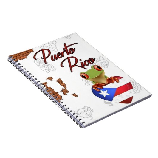 Ik hou van Puerto Rico Notitieboek (Rechterzijde)