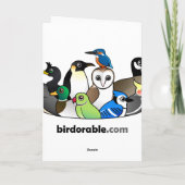 Ik hou van Puffins Kaart (Achterkant)