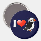 Ik hou van Puffins Magneet (Voorkant / Achterkant)