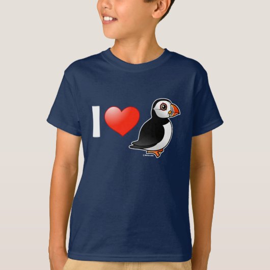 Ik hou van Puffins T-shirt (Voorkant)