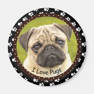 Ik hou van Pugs 2 Magnet Magneet