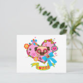 Ik hou van Pugs! Briefkaart (Staand voorkant)