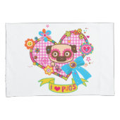 Ik hou van Pugs! Kussenslopen (Voorkant-Rechts)