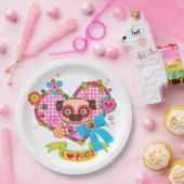 Ik hou van Pugs! Papieren Bordjes (Feest)