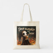 Ik hou van Pumpkin Spice Latte Digital Art Tote Bag (Achterkant)