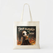 Ik hou van Pumpkin Spice Latte Digital Art Tote Bag (Voorkant)