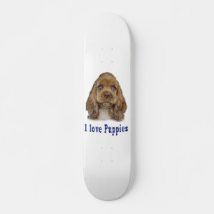 Ik hou van puppy's skateboard