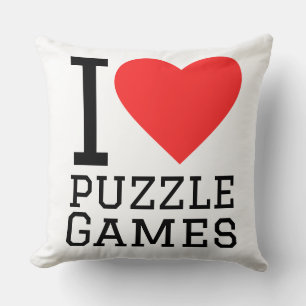 Ik hou van puzzelspellen kussen