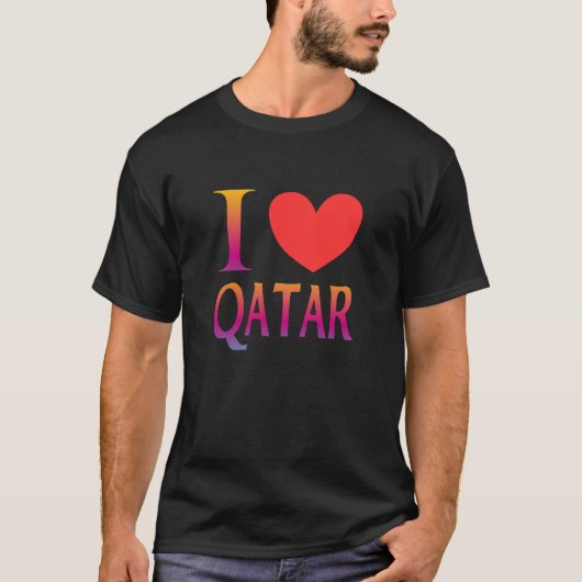 Ik hou van Qatar T-shirt (Voorkant)