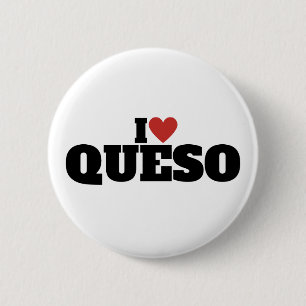 Ik hou van Queso Ronde Button 5,7 Cm