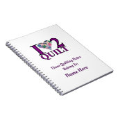 Ik hou van Quilt - Notitieboek (Rechterzijde)