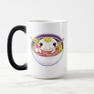 Ik hou van Ramen Axolotl Pun Magische Mok