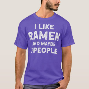 Ik hou van Ramen en misschien 3 mensen die een Jap T-shirt