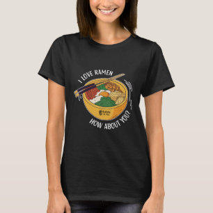 Ik hou van Ramen, wat dacht je van vrouwen zwart T-shirt