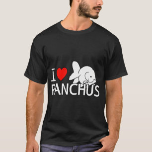 Ik hou van Ranchu Goudvis Fancy Goudvis Aquarium V T-shirt