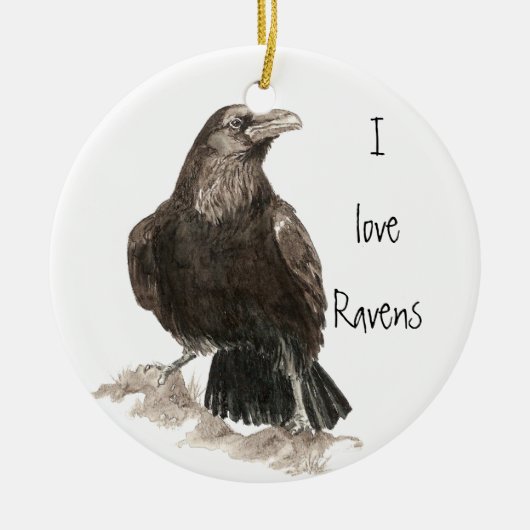 Ik hou van Ravens Ornament (Voorkant)