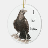 Ik hou van Ravens Ornament (Links)
