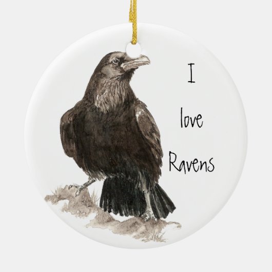 Ik hou van Ravens Ornament (Achterkant)