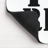 Ik hou van RBG vrouwenrechten feministisch Muismat (Hoek)