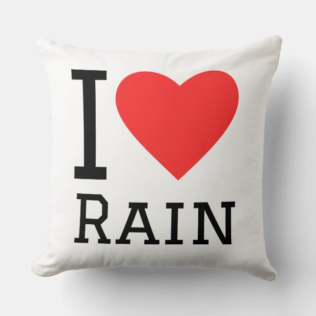 Ik hou van regen kussen (Voorkant)