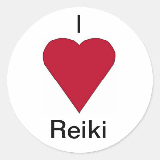 Ik hou van Reiki stickers