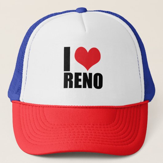 Ik hou van Reno Trucker Pet (Voorkant)