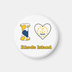 Ik hou van Rhode Island Magneet